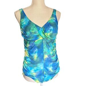 T.H.E. blue tie dye swimsuit‎